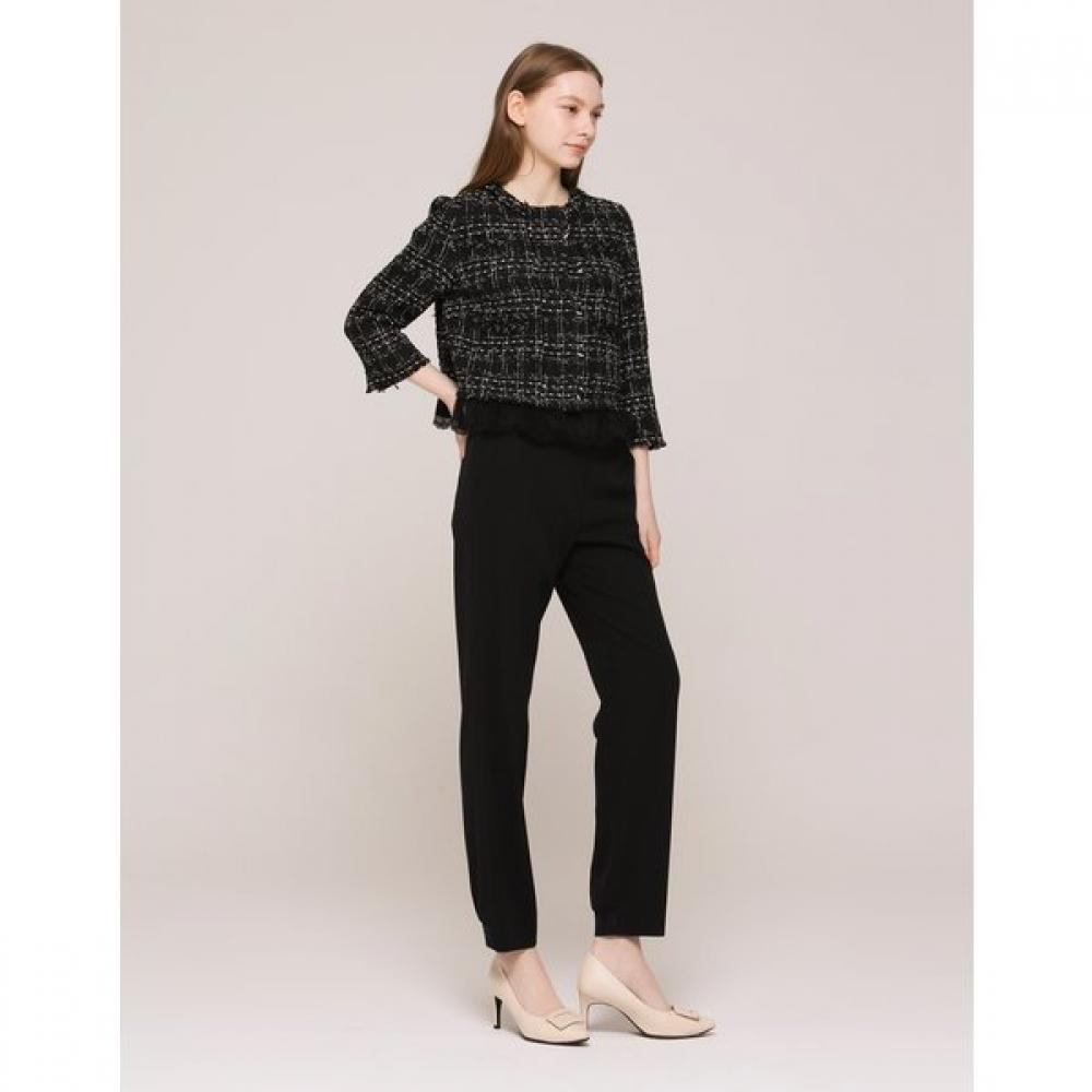 SON JUNG WAN Women Lace Frill Tweed Jacket Zdj6262011