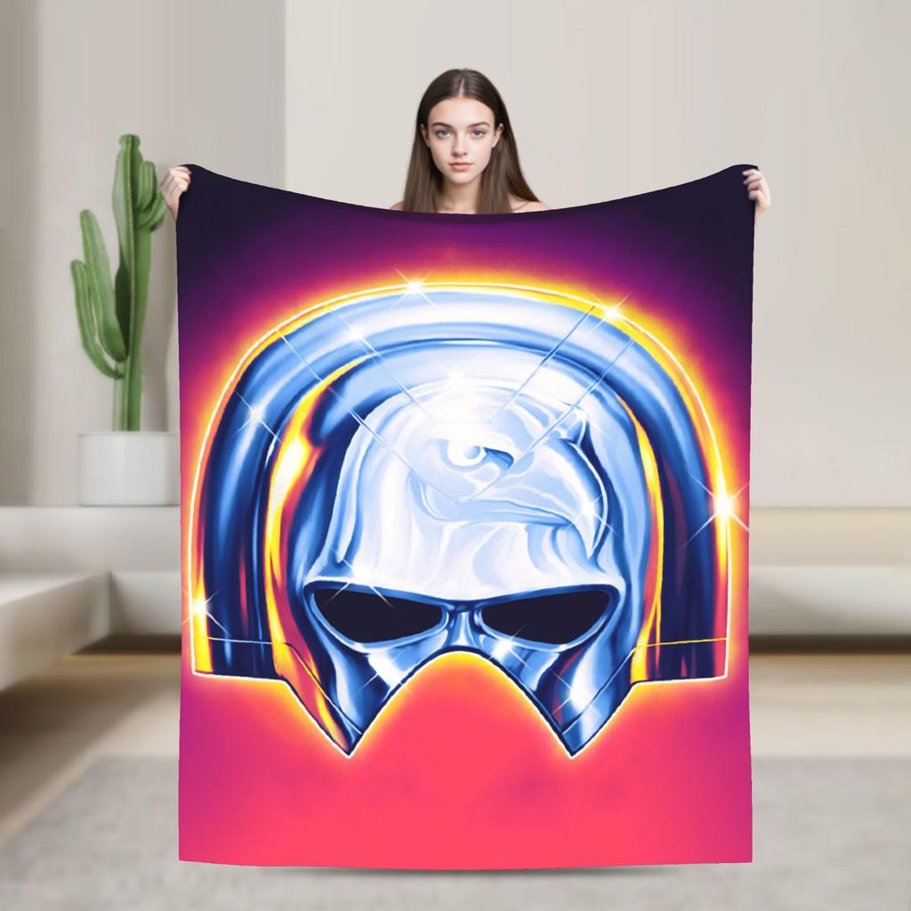 Vigilante peacemaker Super Warm Blanket Travel Plush Throw Blanket Print Home Decor Flannel Bedspread Sofa Bed Cover