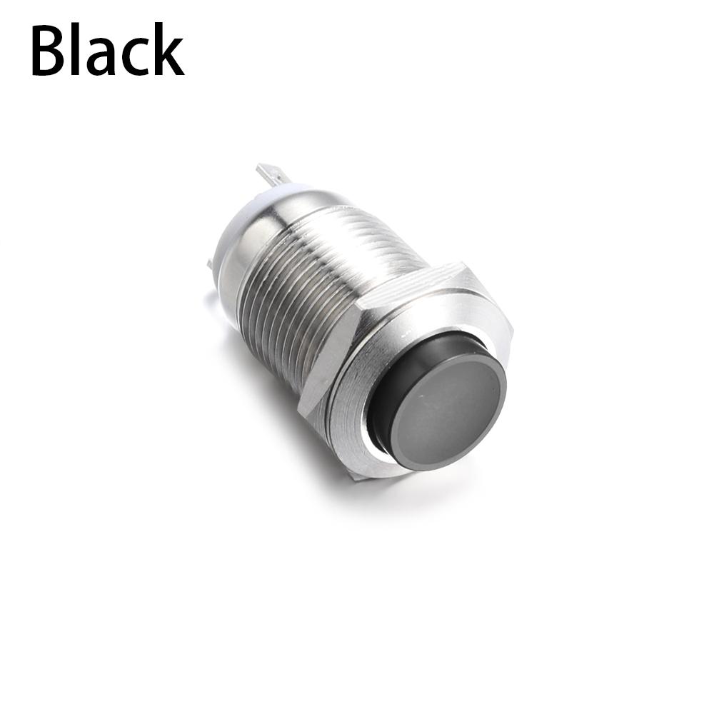 Druckschalter Mehrfarbig 250V Wasserdicht Metall 12mm Druckschalter Momentan
