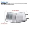 Car Front Windshield Sunshade Window Shade Foldable Sun Visor Cover Fit For Dodge RAM 2010-2015 Car Interior Accessories
