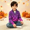Kids Knit Halloween Print Top for Festive Occasions