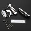 Short Guitar Tailpiece with Bridge Cover And Base Plate 6 String Electric Guitar Trapeze Tailpiece Bridge Easy Install