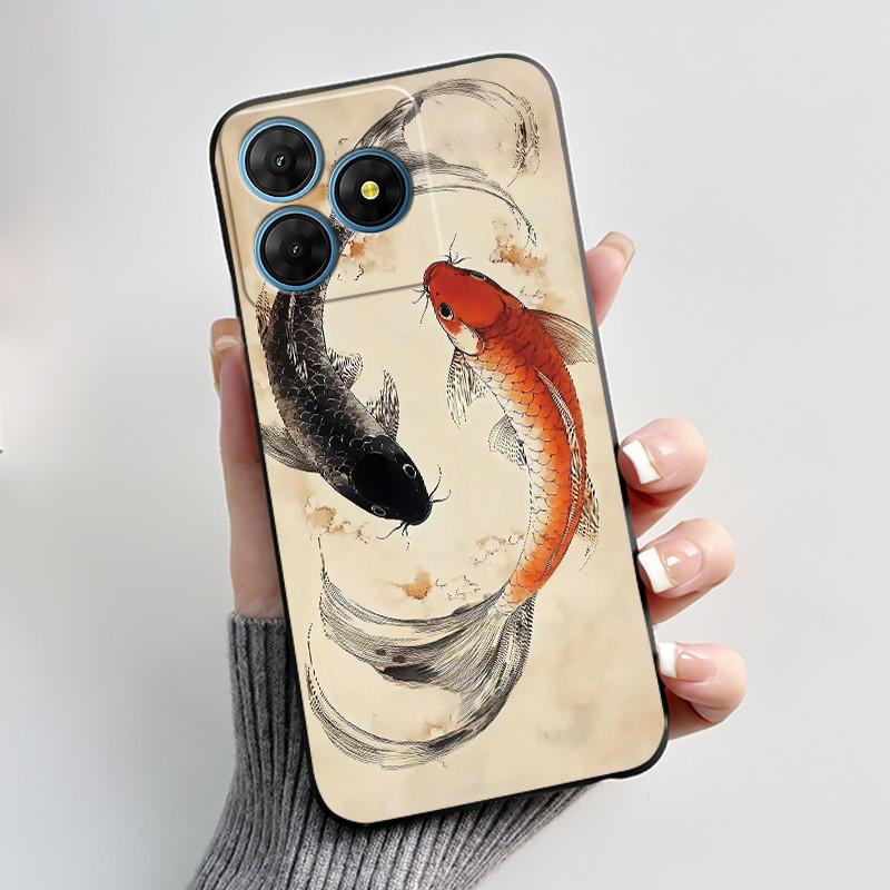 Für Blackview Oscal Flat 2 2C 1C Handyhülle Luxuriös Niedlich Cool Weiches TPU Silikon Rückabdeckung für Oscal Flat2 Flat2C Flat1C Hüllen