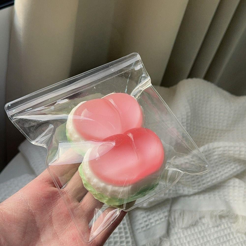 Stars Super Elastic Fruit Toys Non Stick Slow Rebound Fruit Toy Children