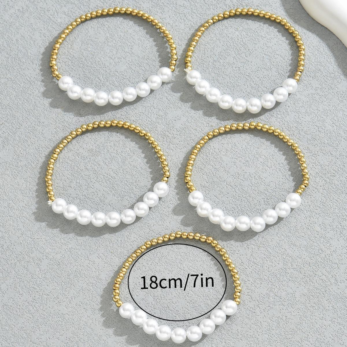 

Модный универсальный браслет женский жемчужный многослойный дизайн браслет легкий роскошный бисерный геометрический браслет