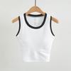 Lu Same Sports Vest Women's Elastic Rib Fixed Chest Pad Yoga Bra Skinny Slimming Nude Feel Beauty Back Underwear