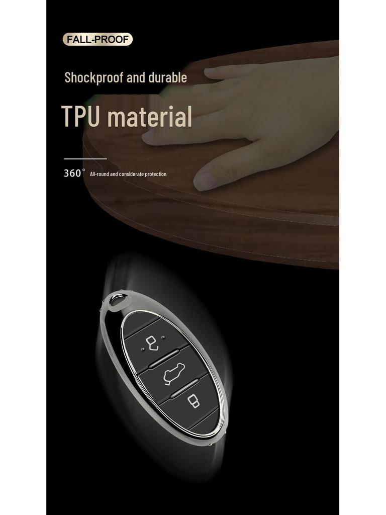 FAW Bestune Key Shell T33 T99s T77pro TPU Full Wrap Protective Key Cover