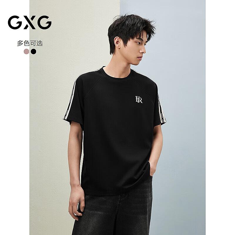 GXG Men s Two-Tone Webbing Embroidered T-Shirt M