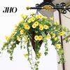 Künstliche Prunkwinde 44 Blüten Realistische Gefälschte Seiden-Petunienblumen UV-beständig Außen Dekoration Innen Garten Hof Wandbehang Kunstpflanzen Dekoration