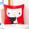 Cartoon Animation Patterns Throw Pillow Cover With Short Plush Print For Living Room Sofa Decoration Cushion Cover Pillow Covers