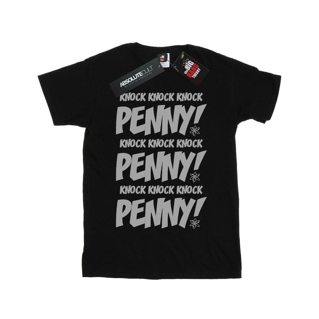 The Big Bang Theory Girls Sheldon Knock Knock Penny Cotton T-Shirt