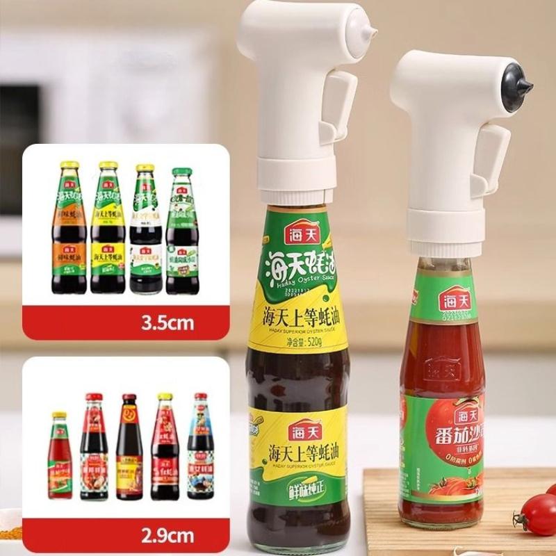 Oyster Sauce Bottle Presser Pump Head, Household Kitchen Tools, Creative Oil Squeeze Device