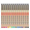 Precision Micro-Line Pens Collection of 9 Colors Brush Fineliner Ink Pens Water Resistant Archival Ink Multiliner Sketching Anime Drawing