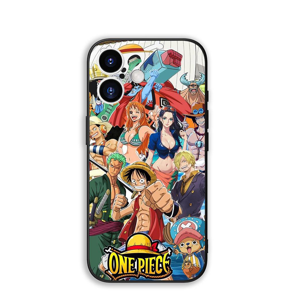 For Motorola Moto G86 G57 G67 G24 G15 G54 Power G13 G14 G34 G35 G45 G53 G55 G64 G75 G72 Case One Pieces Luffy Zoro Nico Robin