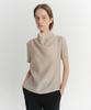 Blouse à col bénitier Ia (Beige)