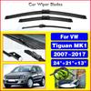 Wiper LHD Front Rear Wiper Blades Set For VW Tiguan MK1 2007 - 2017 2016 2015 2014 2013 Windshield Windscreen Window 24"+21"+13"