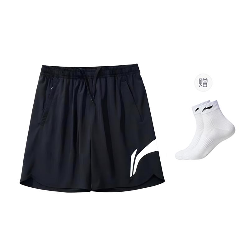Li Ning Casual Shorts Unisex Black YKSU157-2
