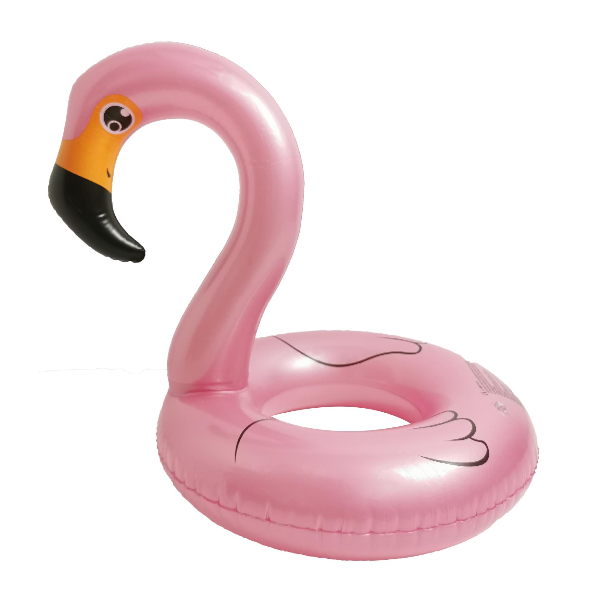 Children s Flamingo Inflatable Swim Ring - Portable PVC Armpit Floater for Water Park Fun Flamingo Swim Ring 50#