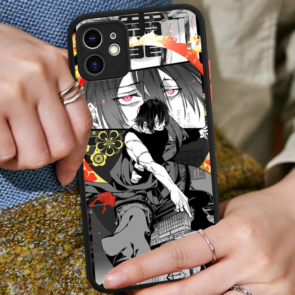 

Anime Fire Force For iPhone 11 12 13 14 15 16 Pro Max Plus Matte Translucent Phone Cover iphone 12 pro