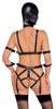Bad Kitty - Leather Harness Set with Straps and Head Mask M