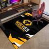 Wolves Football Club Emblem Printed Area Rug for Office, Chair Rug, Decorative Carpet Floor Mat, Large Size Fan Gifts Christmas Gifts