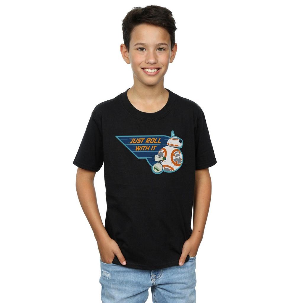 Star Wars: The Rise of Skywalker Boys DO & BB-8 Just Roll With It T-Shirt
