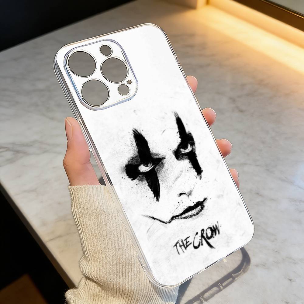 T-THE CROWS T-Thriller Phone Case Transparent Silicone Soft For iPhone 17 16 15 14 13 12 11 Mini Pro Max Plus
