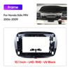 For Honda Edix FRV 2004-2009 10inch LHD/RHD UV Black Car Multimedia Radio Frame Fascia Panel Dashboard Mounting Bracket Adapter