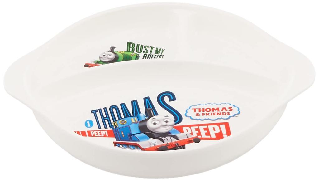 OSK Plate with Thomas the Tank Engine Lunch Plate with Made in Dishwasher Microwave Rubber Feet Container CB-36 Dividers, Handle, Japan, Safe, Safe,