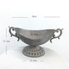 Flower Urn Vase Elegant Floral Decor Tall Trumpet Vase Goblet Vase Birthday Party Decoration Garden Tabletop Metal Flower Vase