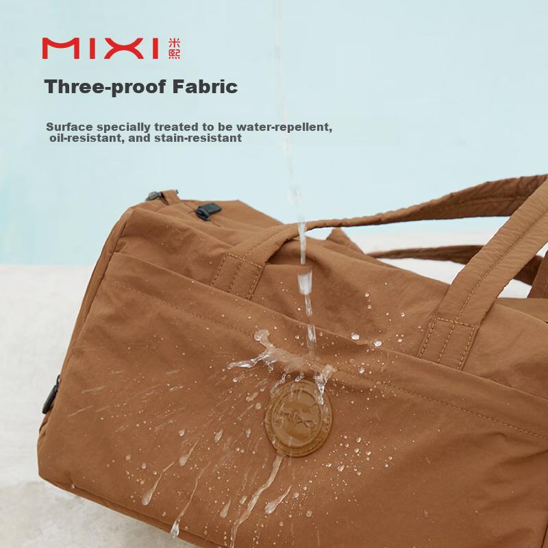 Mixi Large Capacity Travel Bag Women Handheld Sports Gym Bag Men Short Trip Business Carry-on Luggage Expandable Version