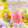 200Pcs Vibrant Foam Easter Eggs Set Realistic Simulation Egg Ornament for DIY Crafts Dining Room Bedroom Office Bookshelf Decor