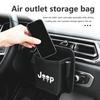 AGB1 Car Car Air Outlet Storage Box Phone Glasses Organizer Auto Styling Accessories For Jeep Wrangler Gladiator 2014 - 2021 Grand