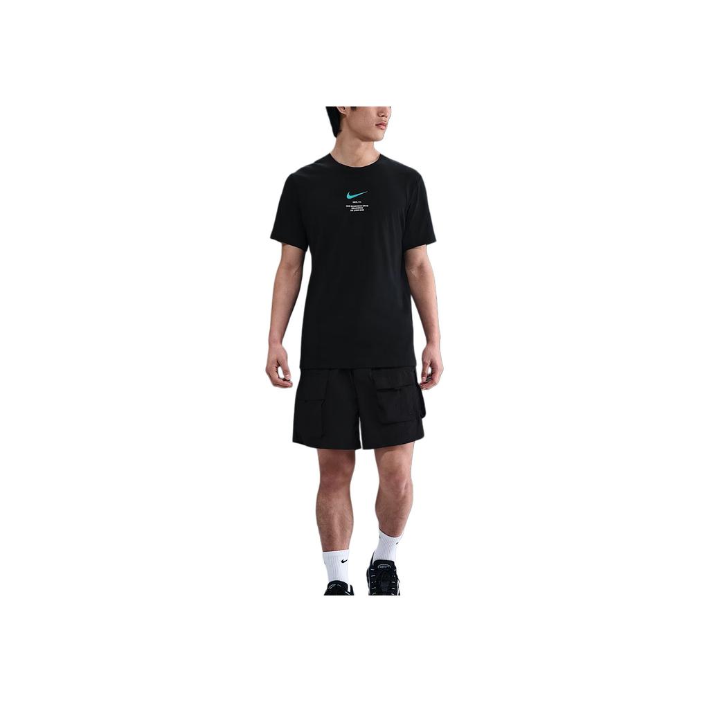 Nike Comfortable Minimalist Fashion Urban Short Sleeve T-Shirt Men Tops Black IM3459-010