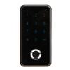 Smart Keyless Fingerprint Digital Password Electronic Lock For Cabinet File Locker(Silver)