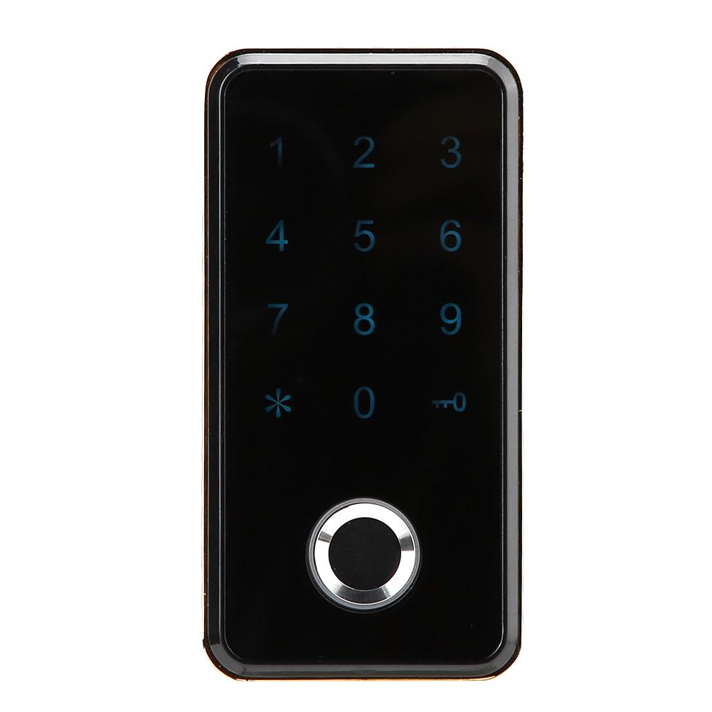 Smart Keyless Fingerprint Digital Password Electronic Lock For Cabinet File Locker(Silver)