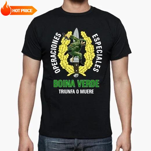Spanish Legion Guerrillero Mod 12 Green Beret Special Operations TShirt Summer Cotton Oneck Mens Short Sleeve TShirt New