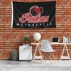 Flag Motorcycle Banner 3x5ft/90 * 150cm (HD Printing, Durable 150D Polyester) for Garage Man Cave with Metal Grommet