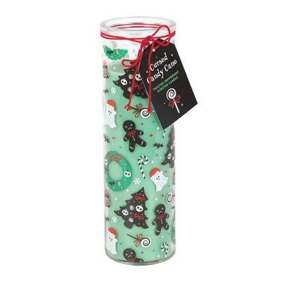 Frohe Gruselweihnachten Verfluchte Zuckerstangen-Röhrenkerze