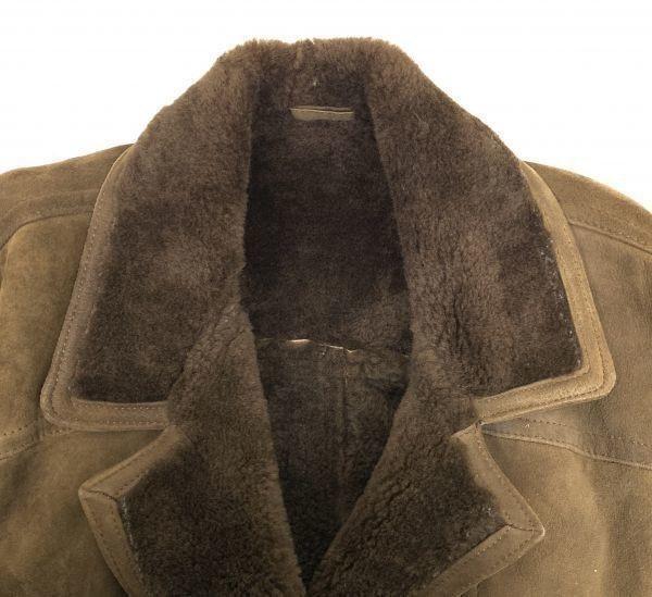 Hergestellt in Bulgarien Osteuropa Handel Lammfell Premium Shearling Mantel Oberteil Herren M Braun Ranchmantel(GEBRAUCHT)