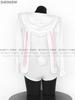 Cute Plush Hooded Jumpsuit Home Clothes Ladies Role Play Sweet Rabbit Role Tight Costumes Sexy Bodysuits Hooded Ears Zipper Suit