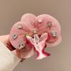 Butterfly Orchid Seaside Vacation Headwear Crystal Bohemia Barrettes  Photograph
