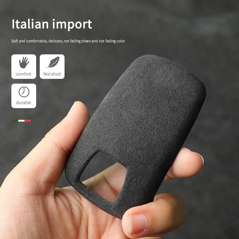 Alcantara Pokrywa Gałki Zmiany Biegów Manetka Nakładka Obudowa Klejona do Peugeot 4008 5008 DS7 DS9 Citroen C6