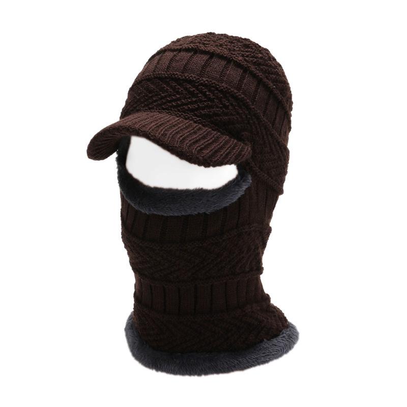 Unisex Winter Knitted Hat, Scarf, & Gloves Set - Fleece-Lined Wool