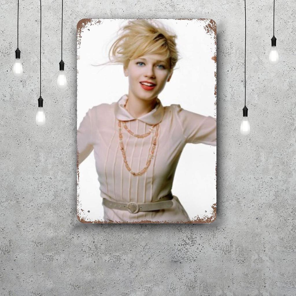 zooey deschanel actor Metal Signs wall decor Vintage Tin Signs Captain Metal Poster Decor for Bar Pub Club Wall Decoration
