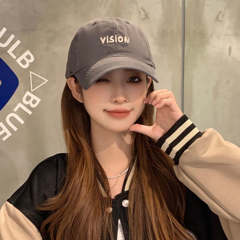 

Spring and Autumn New Hat Fashion Embroidery Letter Baseball Cap Casual Versatile Sunscreen Cap Unisex One Size