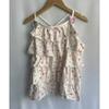 Y2k Aesthetic Summer Embroidery Vest Japanese Cartoon Print Sweet Kawaii Cute Tank Harajuku Women Backless Ruffled Camisoles