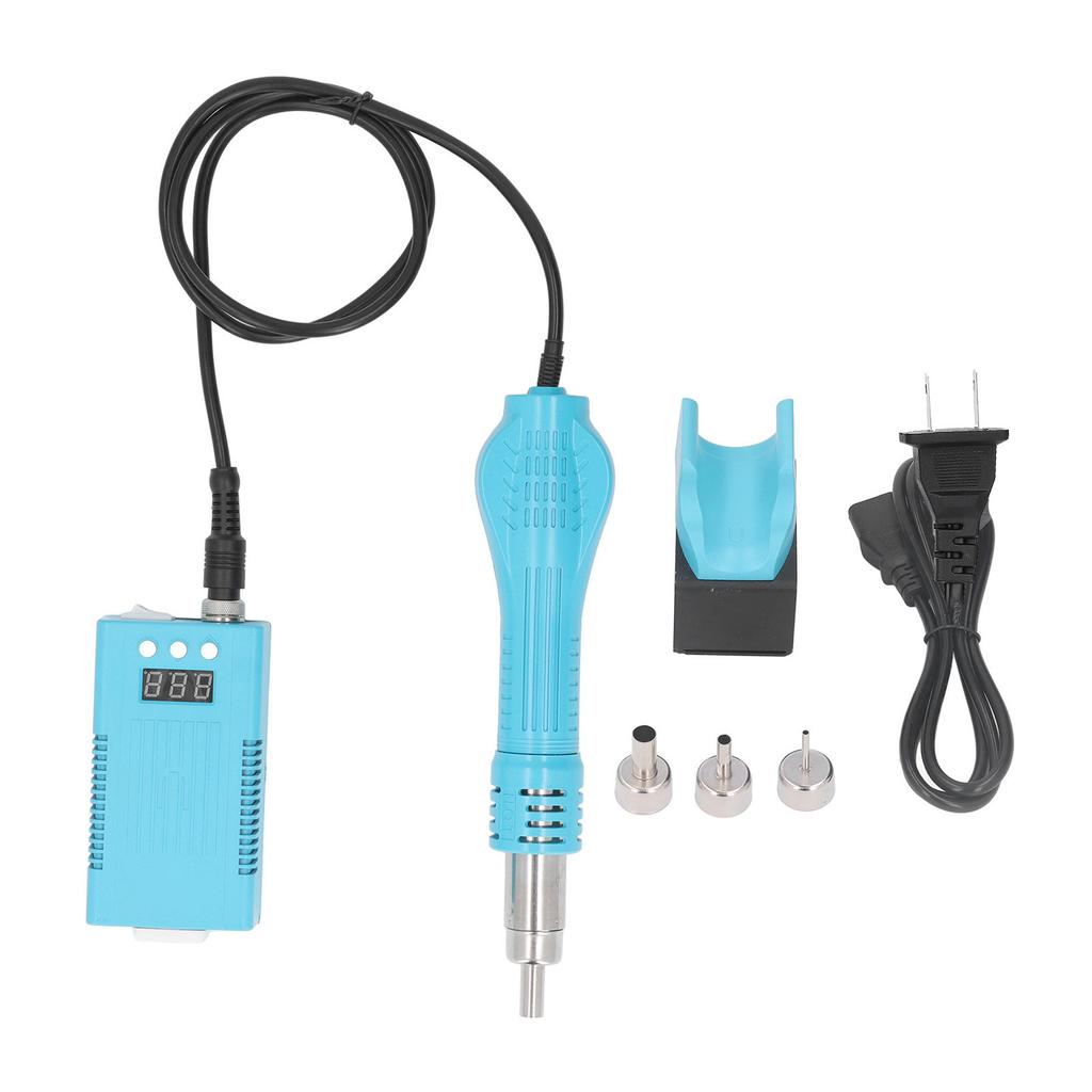 Digital Heißluftgebläse Set LCD-Anzeige 700W Mini Tragbares Heißschrumpfschlauch-Gebläse 100?480 Grad  Einstellbar