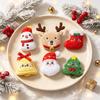 Christmas DIY Plush Ornaments: Santa Claus, Reindeer, Bells, Brooch & Sock Decorations