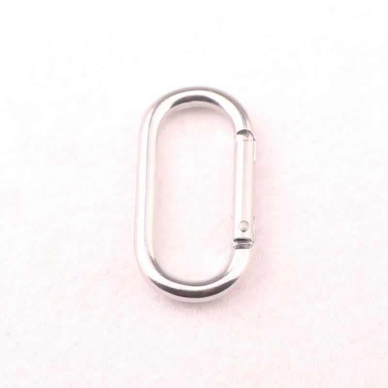 Tolex Oval Aluminum Carabiner Keychain
